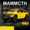 1:32 Ram Mammoth Pick-up Simulatie Legering Auto Model Geluid En Licht Pull Back Speelgoed voor Kinderen Verzamelaar Verjaardagscadeau