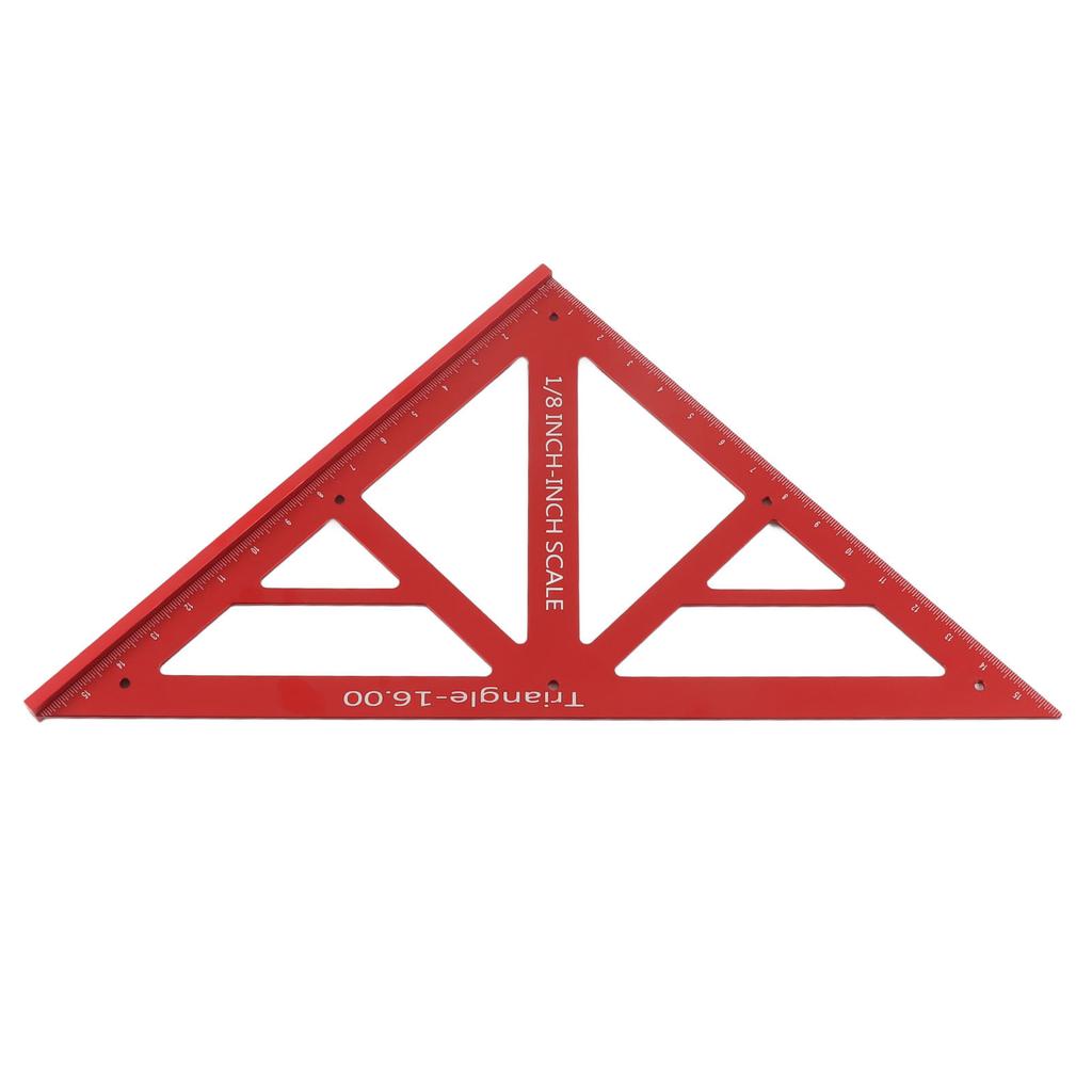 Woodworking Triangle Ruler Multifunctional Aluminum Alloy Large Triangle Gauge Measuring Tool