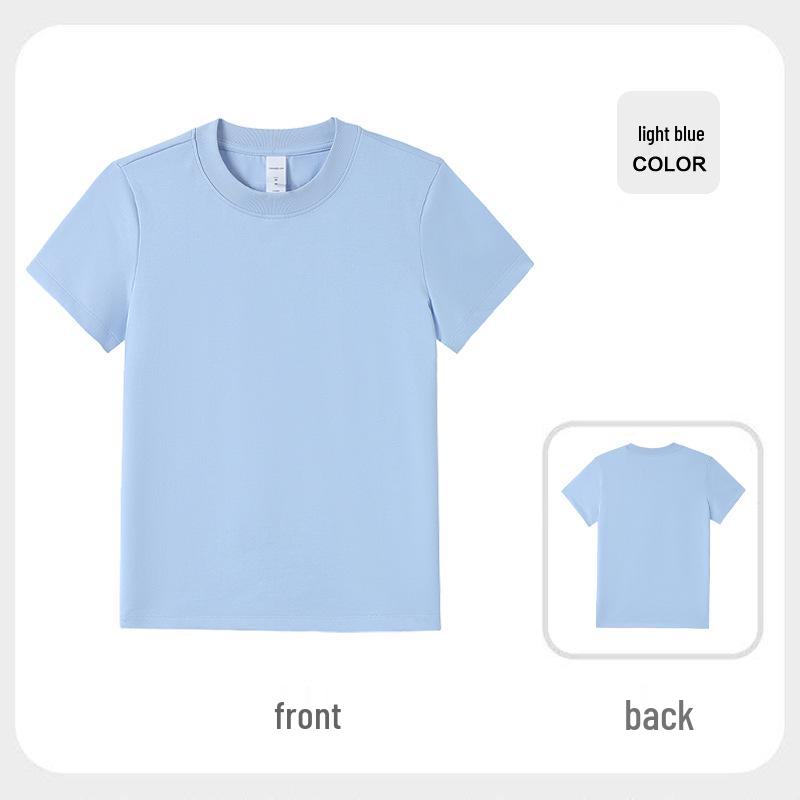 Women s Cotton Slim-Fit Short-Sleeve T-Shirt - Spring/Summer 2026 Collection Small светло-синий