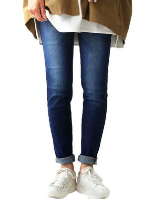 Antiqua Jeans Skinny Stretch para Mulher Tamanho Indigo M, Algodão, 22, Azul, LA-00005,