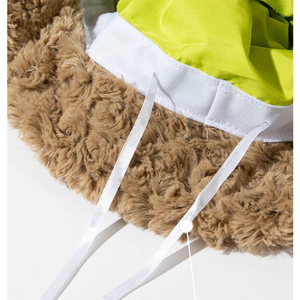 Winter Pretty Sheep Ear Hat for Women Korean Cute Lamb Fisherman Hat for Womens Warm Cashmere Hat