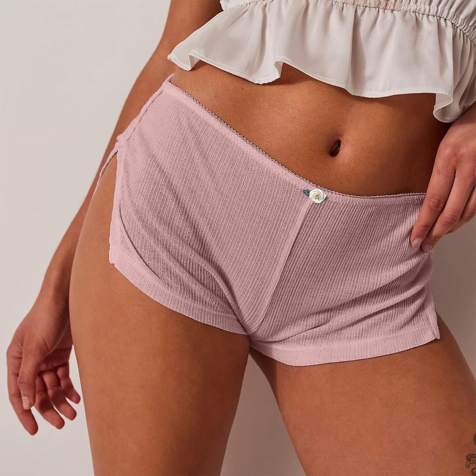 Женские шорты сексуальные горячие шорты с разрезом однотонные шорты Desire Hot Pants L розовый