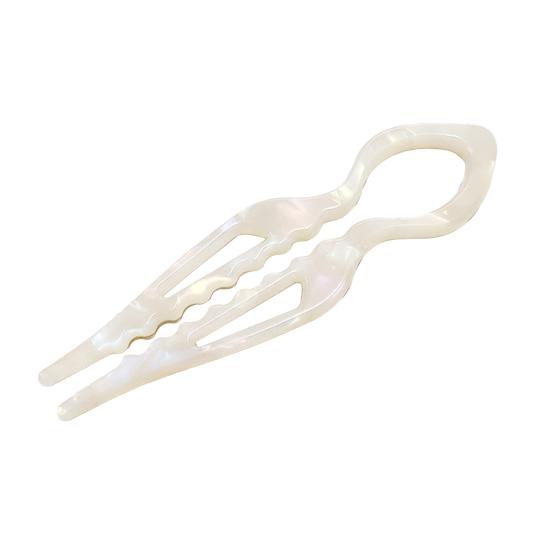 French Hair Pin Women Double-Notch Locking Mechanism Hair Clip Twists Secure Hair Stick Hair Styling Accessory