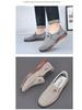 Men's Slip-on Old Beijing Canvas Shoes - Breathable, Non-slip, Wear-resistant Sole, Spring/Autumn Casual Footwear