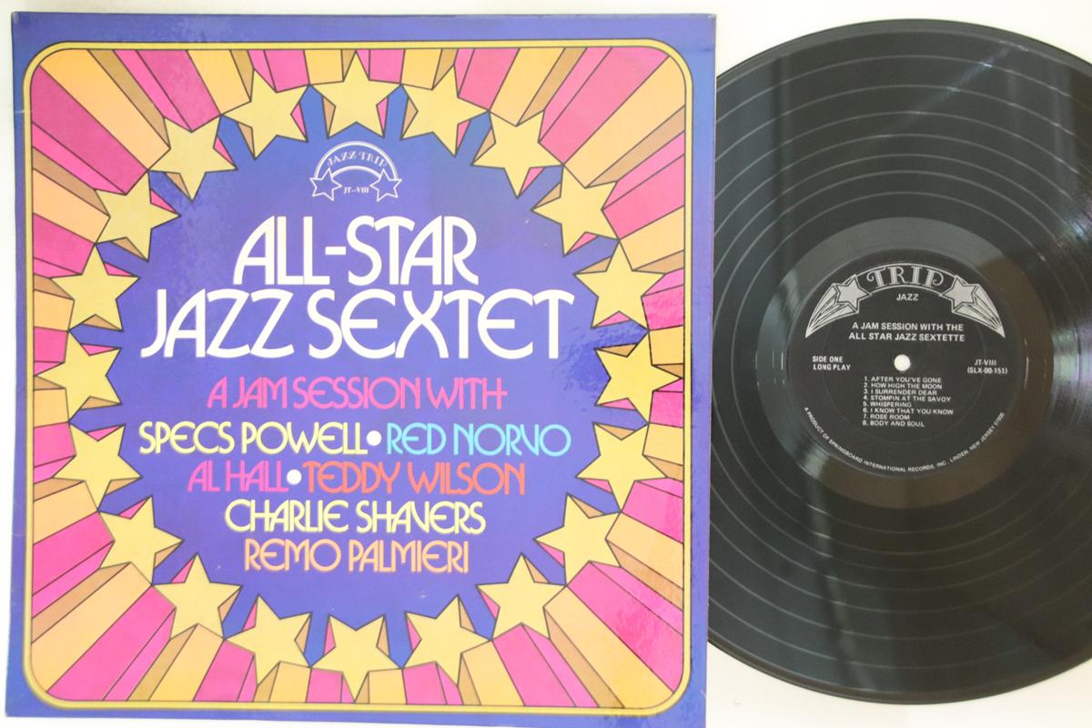 

LP Record ALL STAR JAZZ SEXTET - A Jam Session With The All Star Jaz JTVIII TRIP US Jazz Used