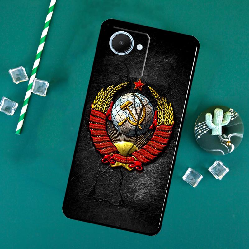 Vintage USSR CCCP For Realme 15 14 13 12 11 10 Pro Plus C65 C67 C63 C61 C55 C51 C53 C35 C75 GT6 GT7 Pro Case