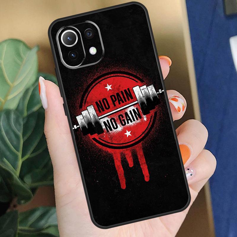 Bodybuilding Gym Fitness Case For Xiaomi 15 14 Ultra 13T 14T 15T Pro 17 Pro Max POCO F8 F7 F5 F6 X5 X6 X7 Pro Coque