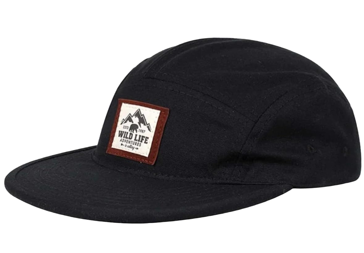 

Sproutsy Wild Life Jet Cap, Outdoor Casual Cap for Men and Women, Unisex (Black)