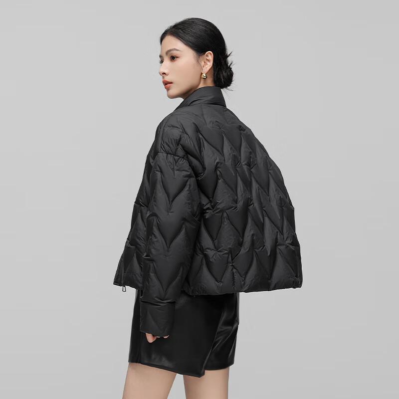 Xuezhongfei Women's New Chinese Style Lightweight Stand Collar Down Jacket