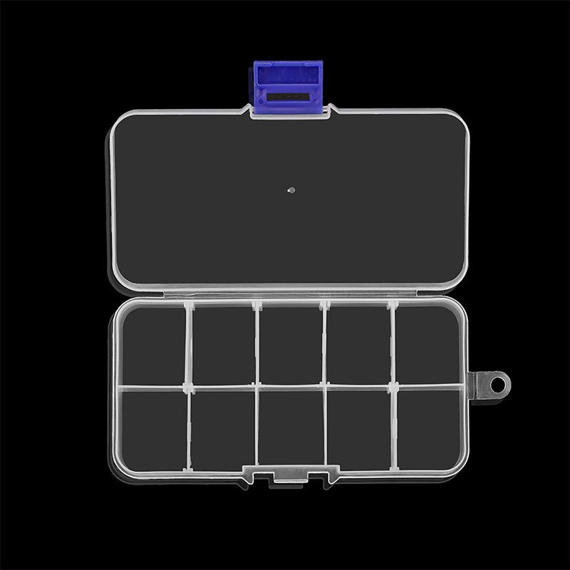 10 Grids Storage Box Slots Container Jewelry Earring Bead Display Case Organizer