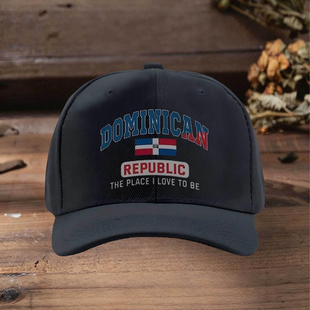 Dominikanische Republik Verstellbare Baseballkappe Mehrfarbige Trucker-Mütze für den täglichen Gebrauch Outdoor-Urlaub Pendeln