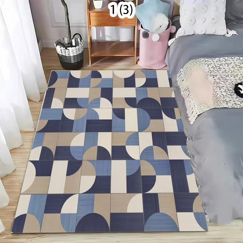 

Nordic Abstract Carpet Living Room Bedroom Kitchen Dining Room Floor Mat Home Decor Geometric Large Area Floor Mat Bedroom Decor 50X80CM