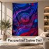 Tapestry Custom Name Text, Wall Hanging Tapestry Home Room DecorRangers FC