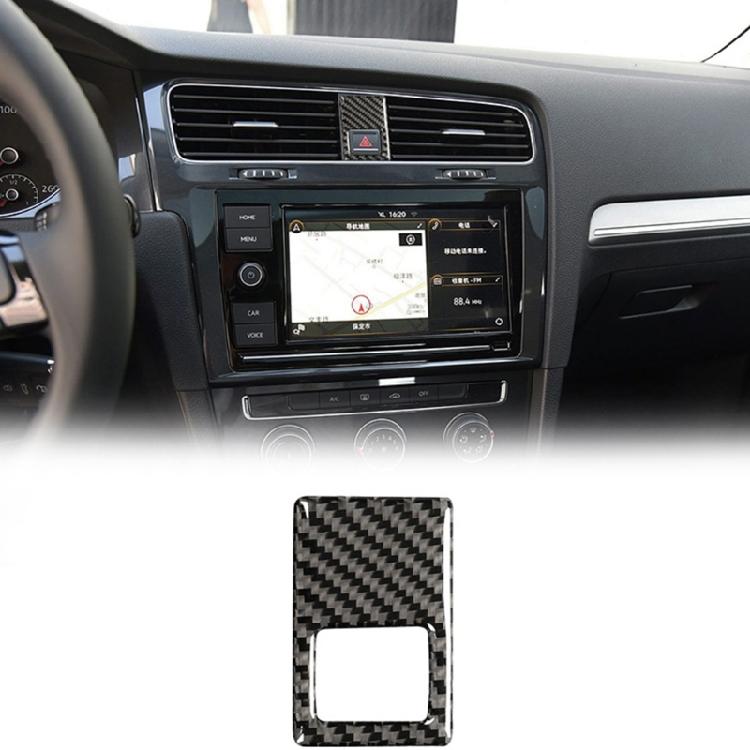 Mode Kohlefaser Notwarnlicht Aufkleber Kratzfest Geeignet für Golf 7 Innenraum Detailverbesserung