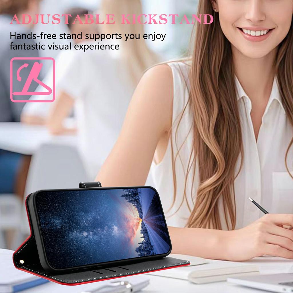 For Xiaomi Redmi Note 14S 4G Case Bowknot Decor Wallet Leather Phone Cover with Wrist Strap