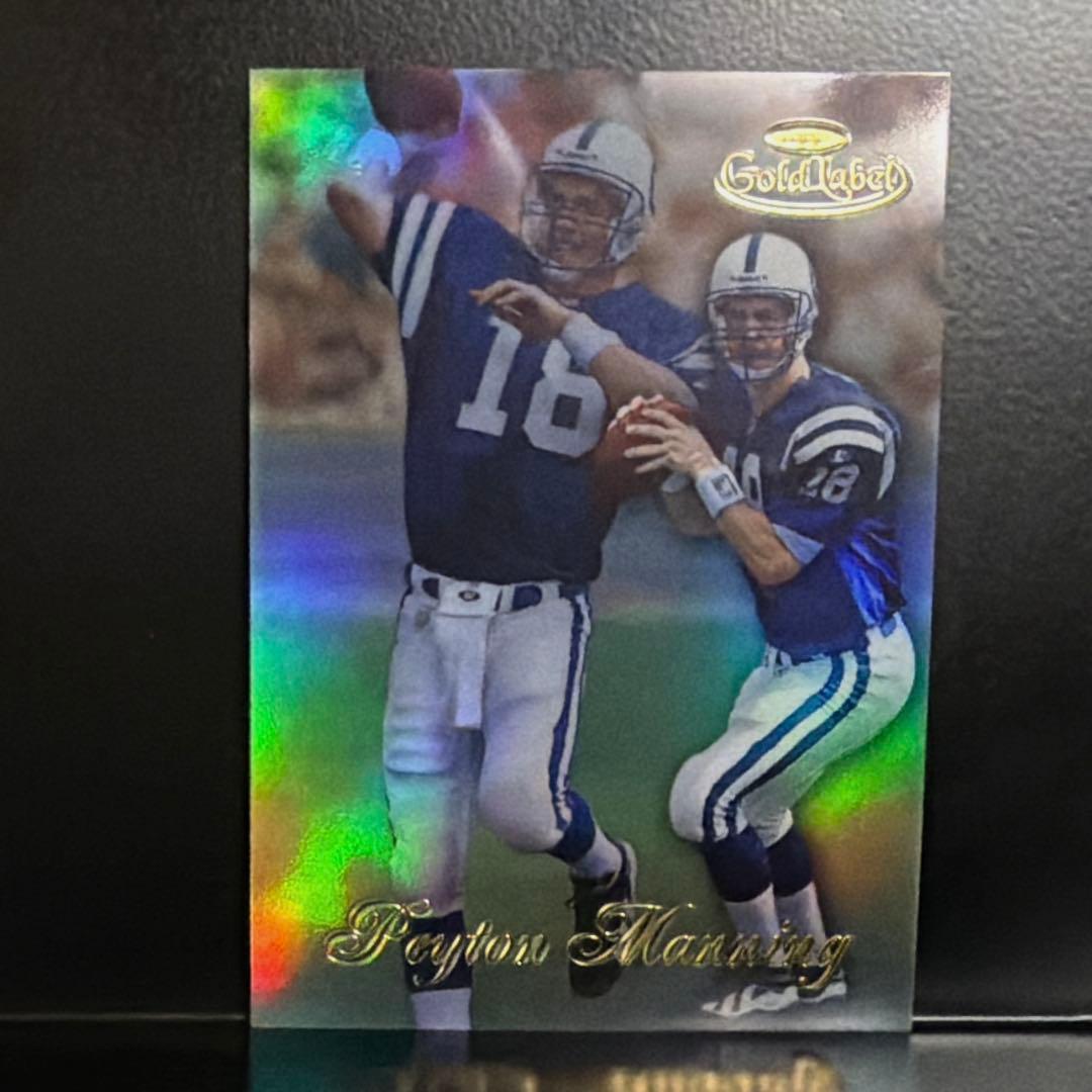 Used Peyton Manning 1998 Topps GOLD LABEL RC