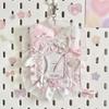 Lolita Style Plush Lace Photocard Holder Sweet Cute Idol Photo Protector Case Bowknot Pendant Bag Charm
