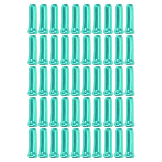 50 Stück Aluminium Fahrrad Brems- Schalthebel Umwerfer Innenkabel Draht Endkappen