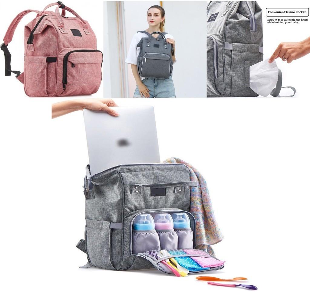 Spacious And Organized Diaper Bag Backpack For Baby Care Essentials
