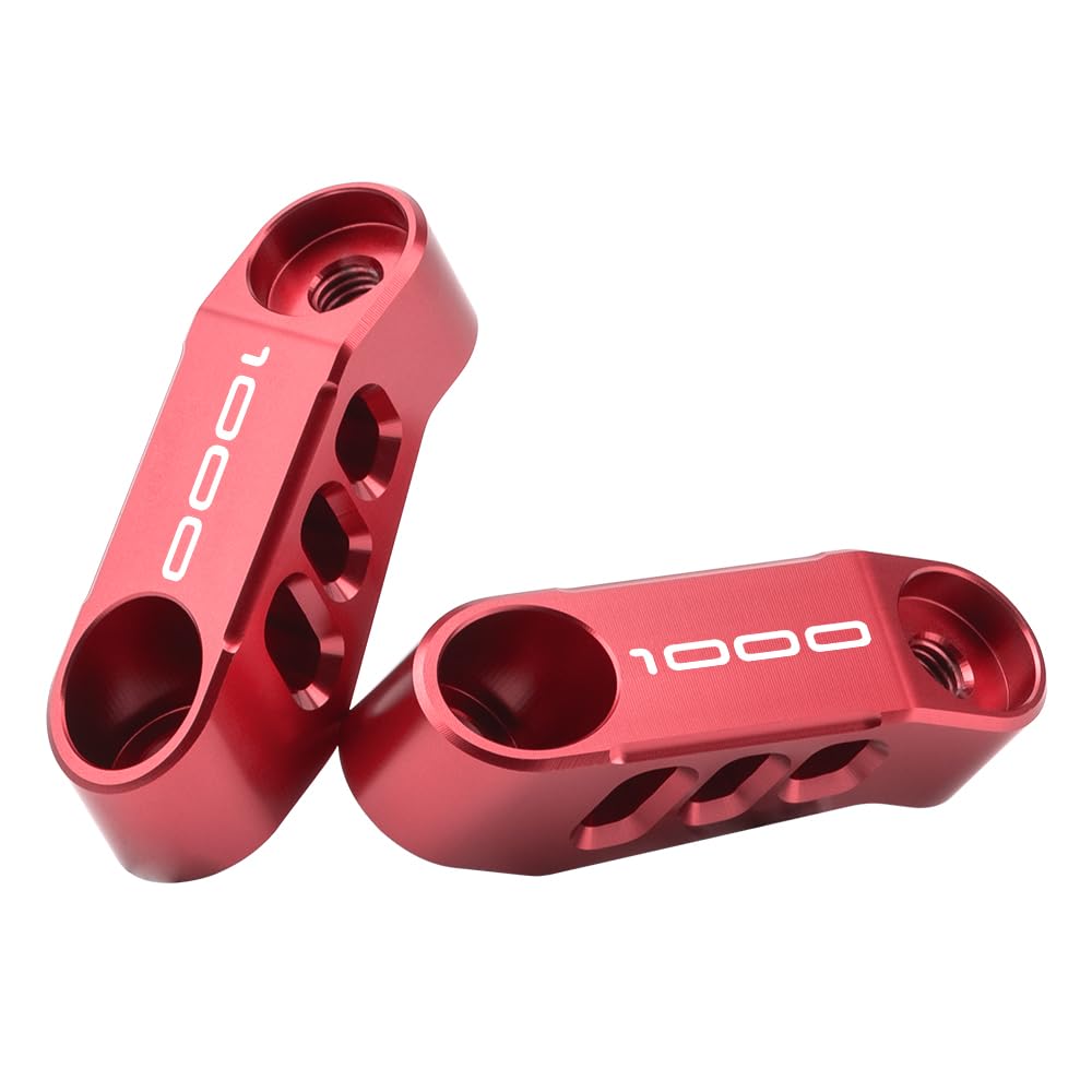 

MotHeart Motorcycle Mirror Extension Bracket for GSX-S1000GT GSX-S1000GX GSX-S1000GX+ GSX-S1000GT+ GSX-S1000F GSX-S1000F GSX-S1000 CNC