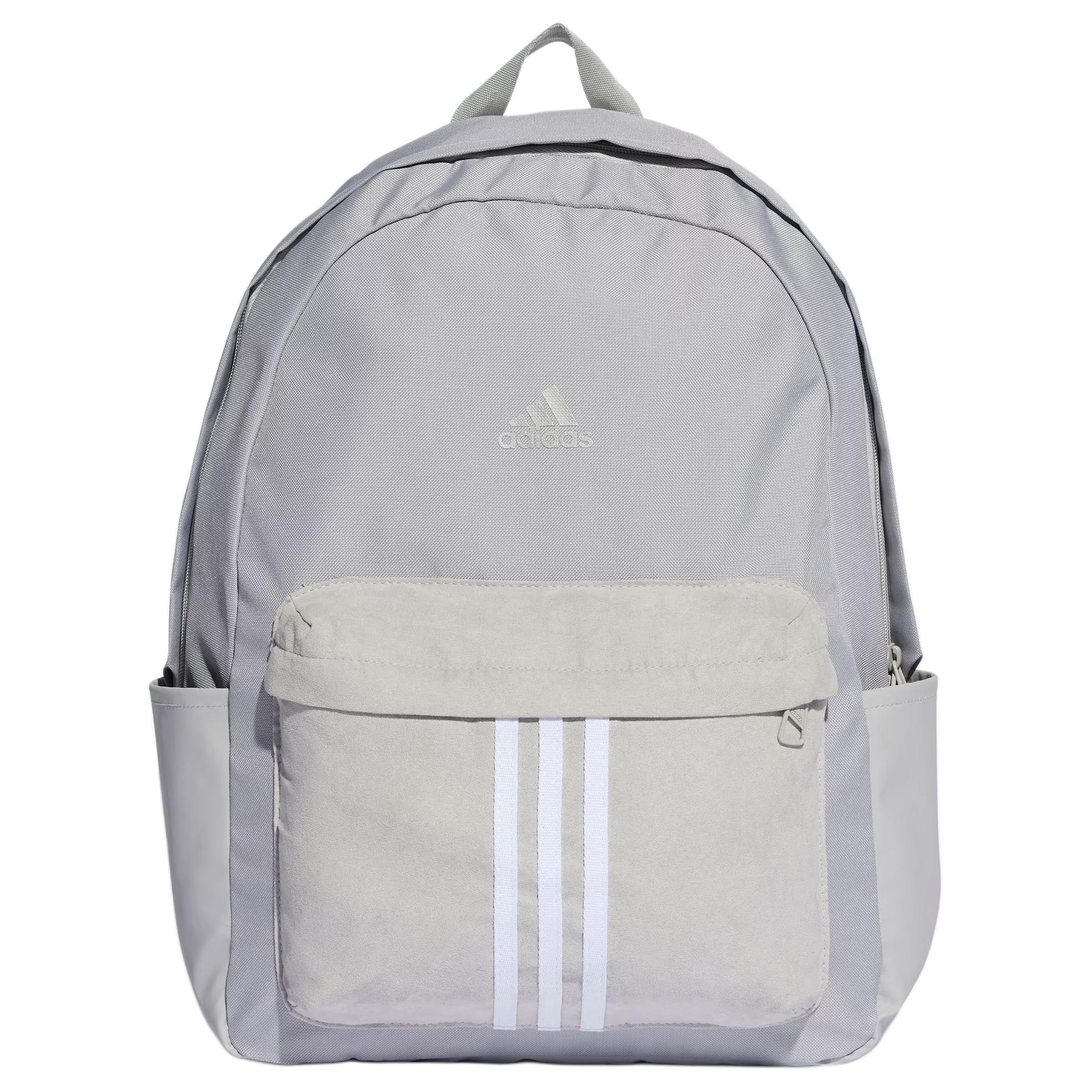 

Adidas Recycled Polyester Material Backpack Regular Unisex Light Gray White Adidas JF0800