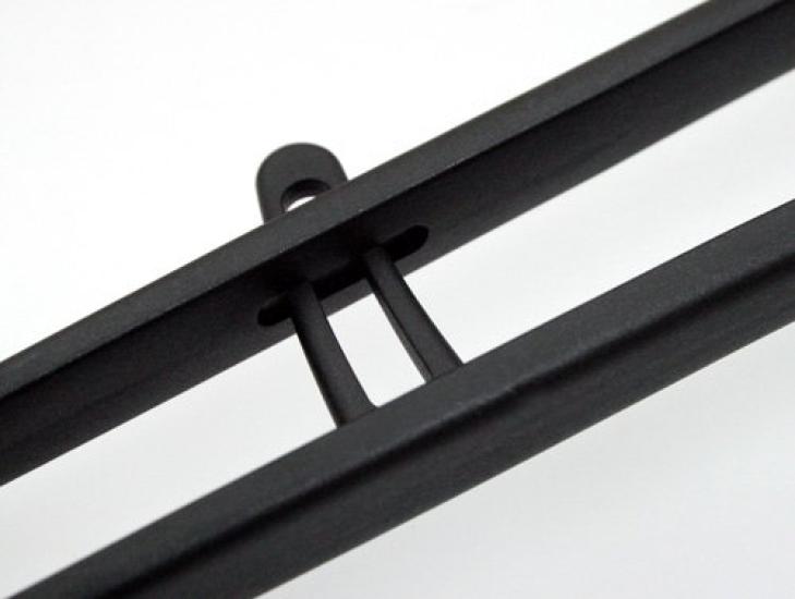 Bețișoare și clești Suncraft, Nailon armat cu fibră de sticlă, Sigur pentru mașina de spălat vase, Negru, GF-08B