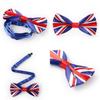 Stilvolle Union Jack USA Flagge Seidenfliege für Kostüme