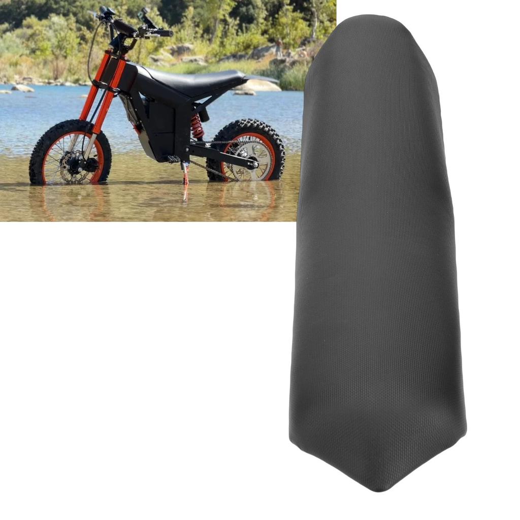 Bike Seat Assembly, Wat proof Replacement Cushion for Black PU Leath Motorcycle Seat TUTTIO 01