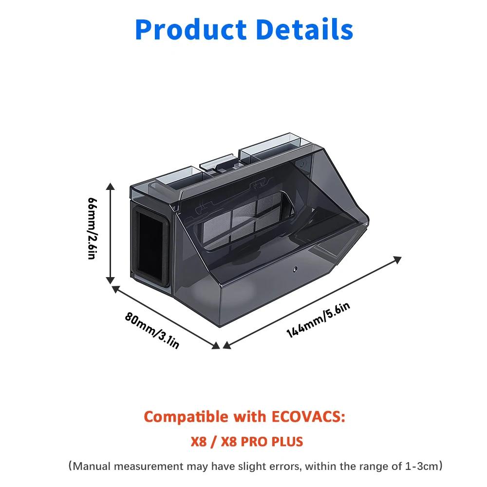 Ersatzkit Seitenbürste Staubbeutel Filter für Ecovacs X8 Omni X8 Pro Omni X8 AUTO DEX56 Für Yeedi S14 Plus Staubsaugerteile