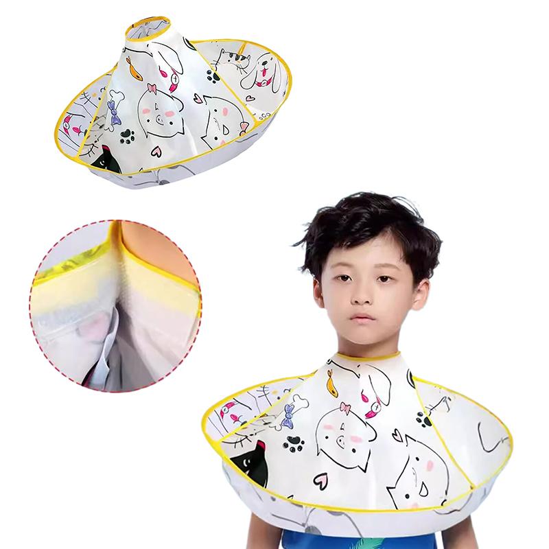 Peleryna do strzyżenia włosów dla dzieci Fartuch fryzjerski Płaszcz Peleryna do strzyżenia włosów Parasolka Narzędzia do strzyżenia włosów Peleryna Fartuch fryzjerski Fryzjer