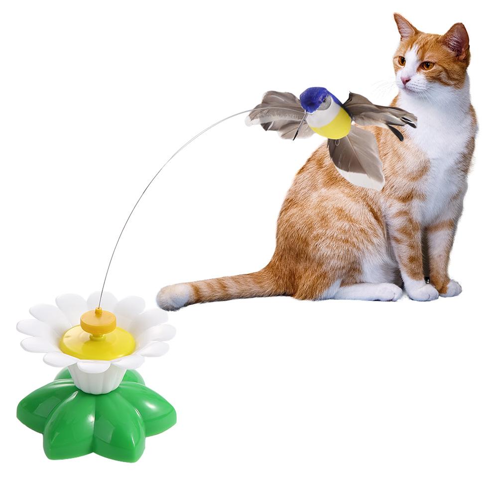 

Птица пчела для кошки собаки котенка ловля домашних животных игрушки-дразнилки вращающаяся игрушка для кошек игрушки для дрессировки кошек товары для животных Butteryfly