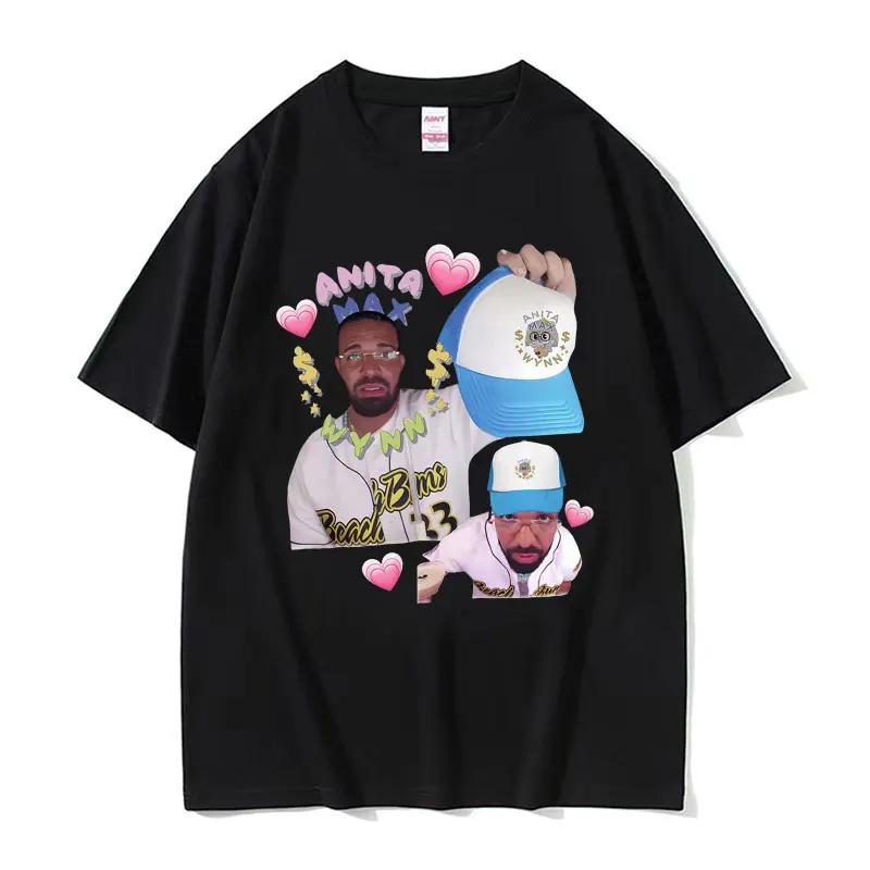 

Rapper Drake and Anita Max Wynn Love Funny Meme Graphics T Shirt Men Women Casual Kawaii T-shirt Fashion Vintage Tees Streetw... 5XL різнокольоровий