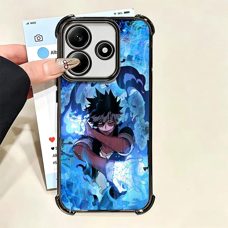 MHA My Hero Dabi Soft Phone Case For Xiaomi Poco X7 X8 Pro Max X6 X5 X3 F8 Ultra F7 M8 M7 M5S Redmi 15C 15A 15 14C 13C 12C 13 12