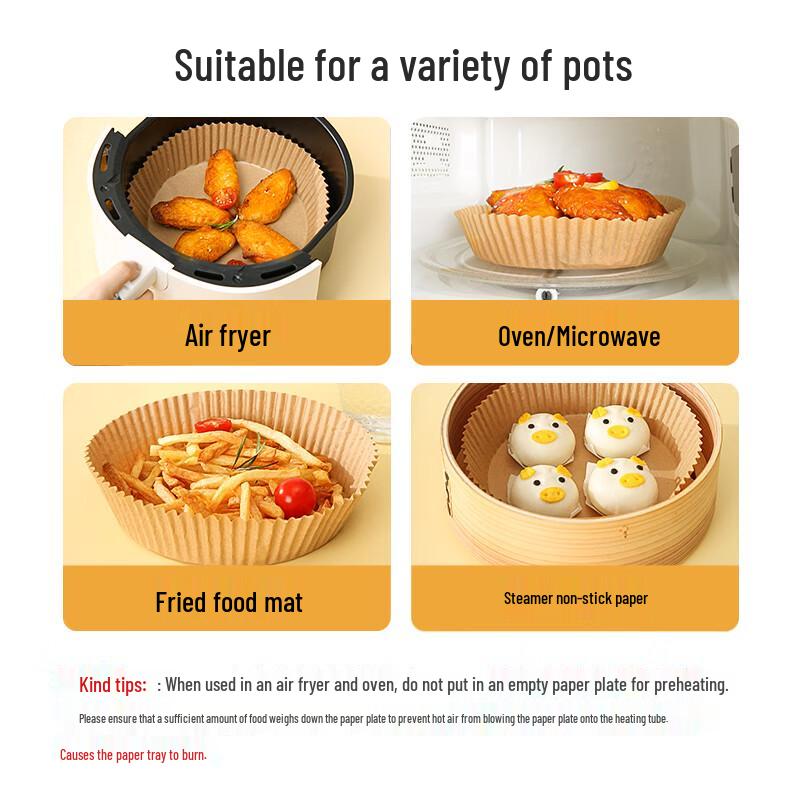 Melyair Air Fryer Disposable Paper Liners