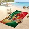 Portugal Football Print Beach Towel Quick Dry Super Absorbent Soft Bath Towel for Swimming Beach Travel Fan Souvenir Gift