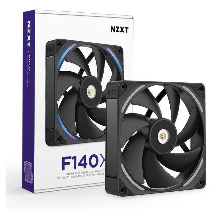 Ventilateur PC - NZXT - F140X RGB (RF-U14PN-B1) - Ø 140 mm