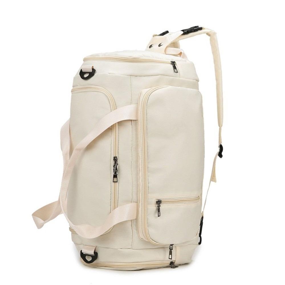 Solid Color Travel Luggage Bag Multifunctional Sports Fitness Bag Travel Backpack  Streetwear