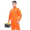 Workwear Suits Unisex Breathable Cotton Safety Uniforms for Construction Workshop Use Color Fade Proof Custom Design Work