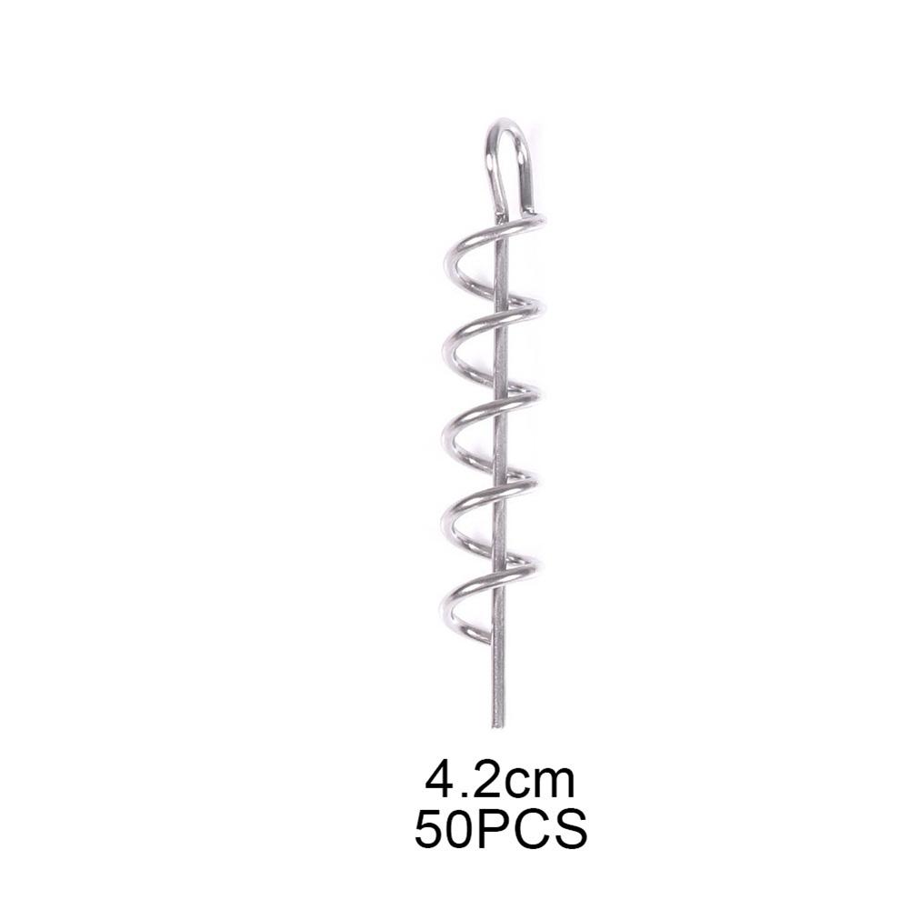 Professional Fishing Gear 50pcs Spring Lock Pins for Soft Lure Bait Worm Crank