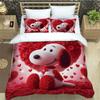 Cute Cartoon Snoopy Bedding Sets Exquisite Bed Supplies Set Duvet Cover Bed Comforter Set Bedding Set Luxury Birthday Gift