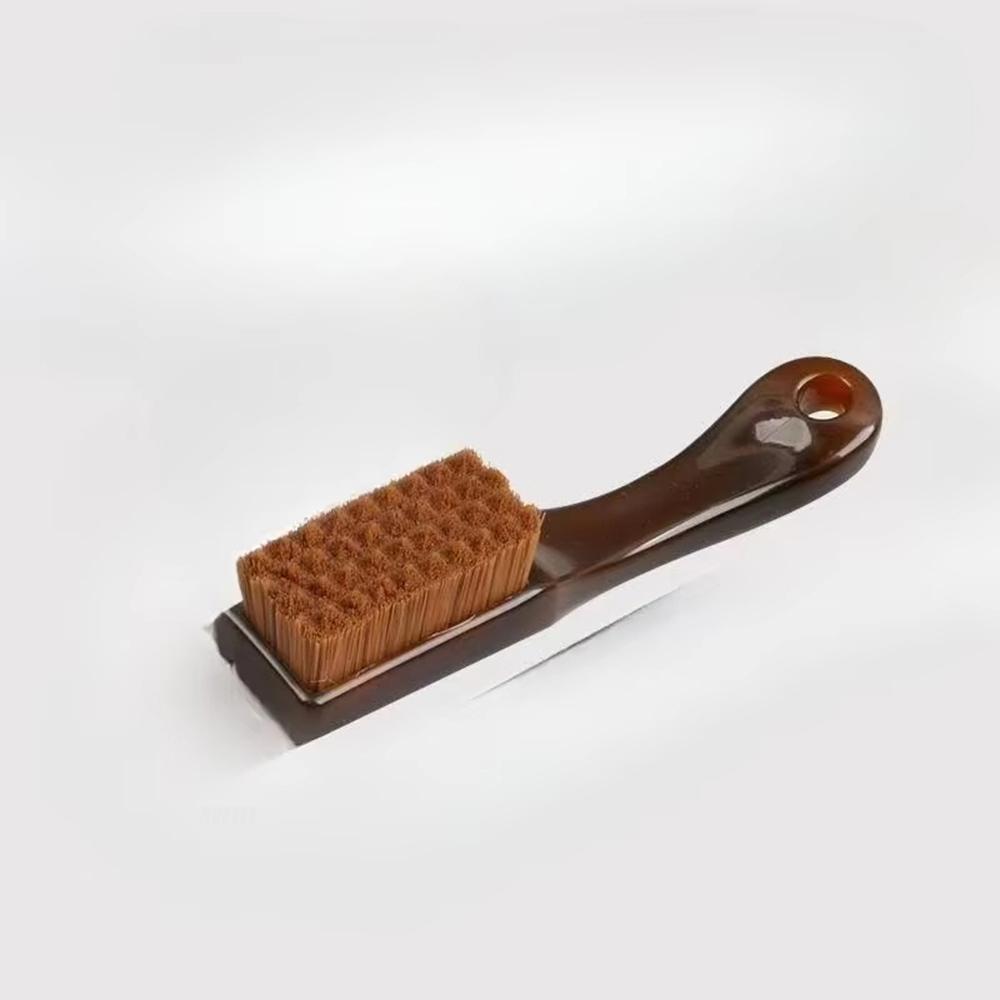 

1pcs Cleaning Brush New Portable Checkerboard Bristle Antique Polishing Brush for Diamond Walnut Olive Pit Deep Cleaning Brush кавовий
