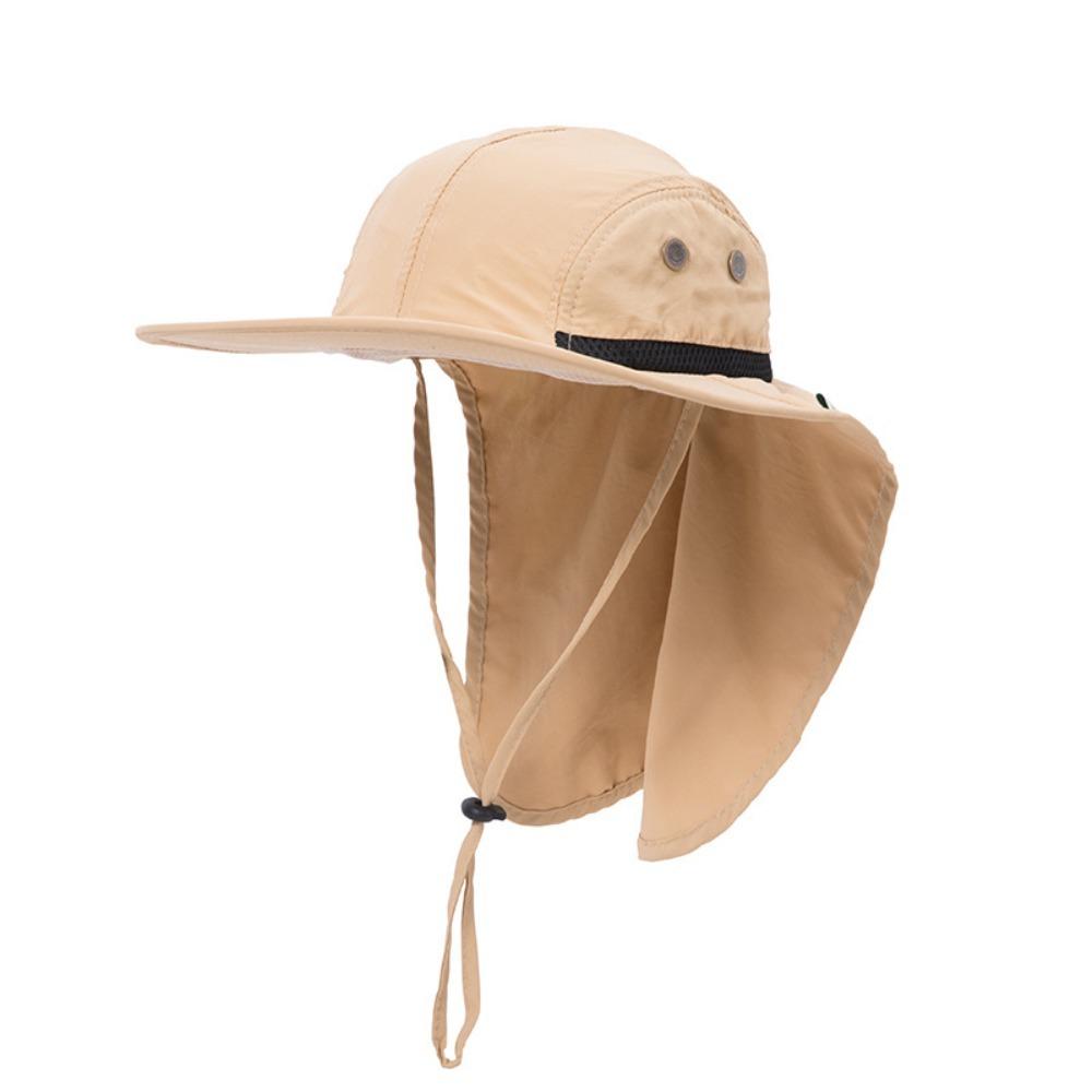 Men'S Outdoor Fishing Hat Summer Uv Protection Sun Hat Quick Dry Breathable Bucket Hat For Hiking Camping Cycling Travel