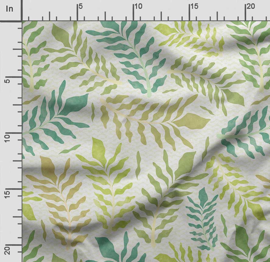 Soimoi Imprimare cu frunze, bumbac Cambric, țesătură de matlasare vândută pe oarde 42 inch lățime, țesătură de bumbac de greutate medie,