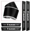 Pegatina Protectora de Fibra de Carbono de Alta Calidad para Estribo de Puerta de Coche Para Suzuki Vitara Swift DZire Baleno Samurai Baleno Splash Ignis Swace