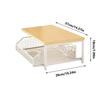 Kitchen Storage Rack Vertical 2-Tier Organizer Rack Standing Storage Shelves for Pantry Kitchen Bathroom Garage Shower Bar