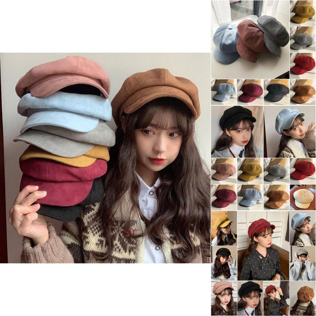 Fashionable Baker Boy Peaked Cap For Women With Vintage Style And Cozy Comfort