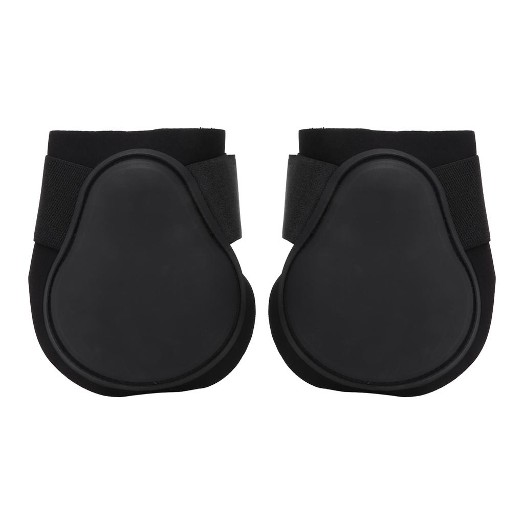 1 Pair Horse Support Boots Neoprene PU Shell Horse Hind Leg Boots for High Speed Sports