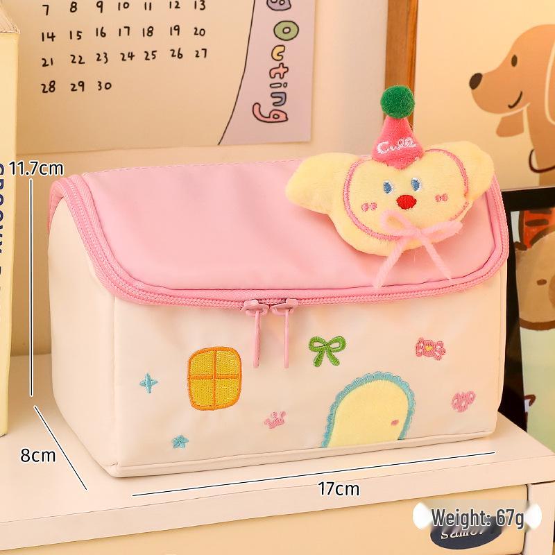 Spacious Pencil Case & Makeup Bag for Girls - Large Capacity, High Value, and Perfect for Students