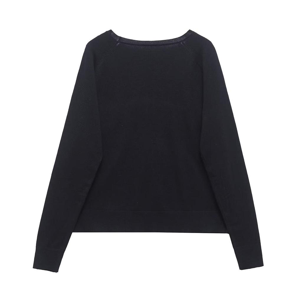 Spring 2025 Women's Fine-Knit Basic Sweater
