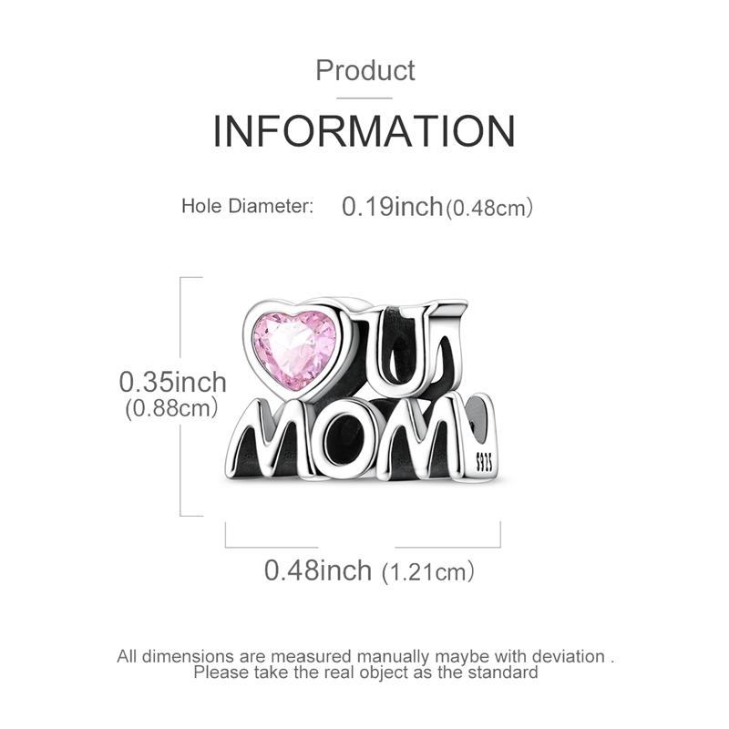 

Copper Charms Beads Love Mom Music Jesus Heart Pendants Fit Women Girls Original Bracelet Diy Gifts